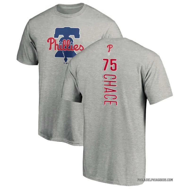 Moises Chace Men's Ash Philadelphia Phillies Backer T-Shirt -