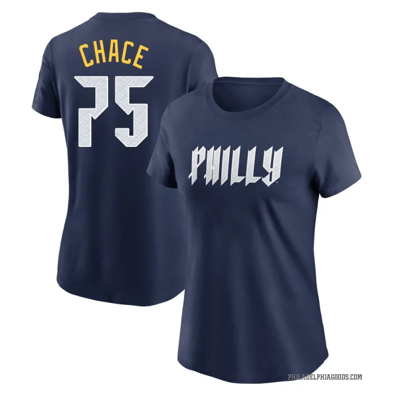 Moises Chace Women's Navy Philadelphia Phillies 2024 City Connect Fuse T-Shirt
