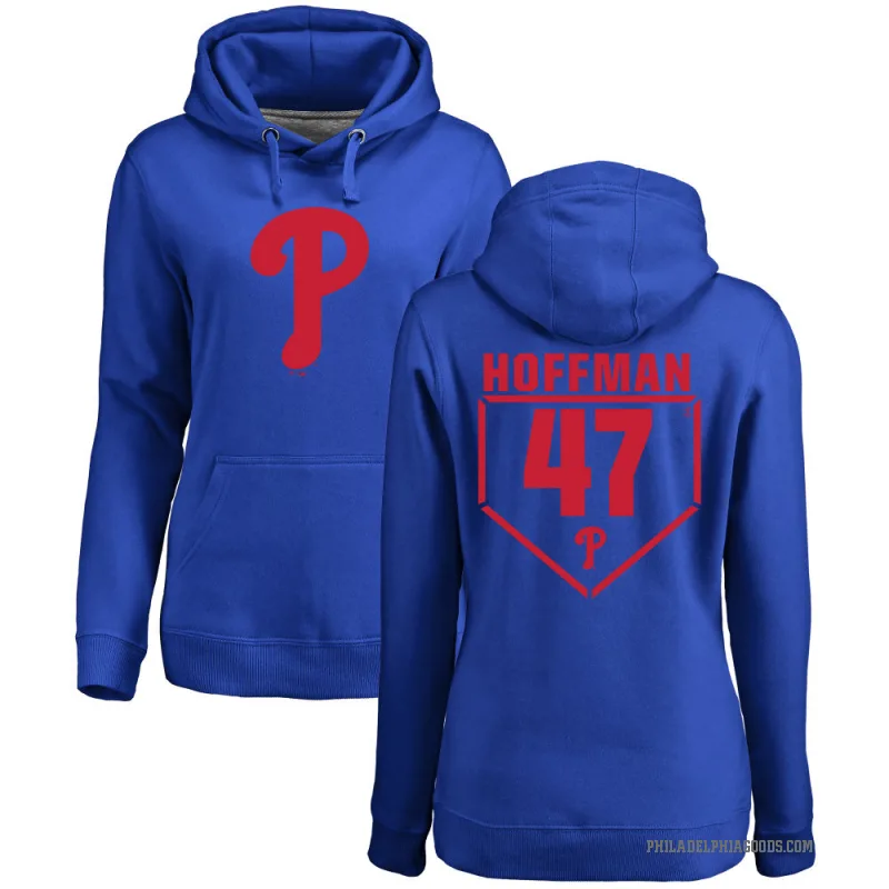 Nolan Hoffman Women's Royal Philadelphia Phillies Branded RBI Pullover Hoodie -