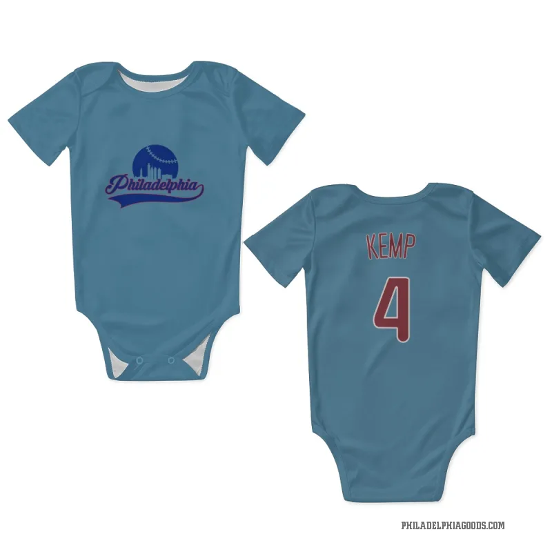 Otto Kemp  Light Blue Philadelphia Phillies  Newborn & Infant Bodysuit