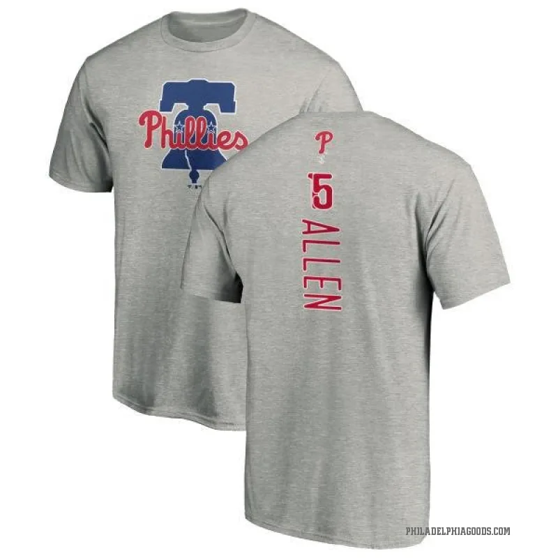 Richie Allen Men's Ash Philadelphia Phillies Backer T-Shirt -