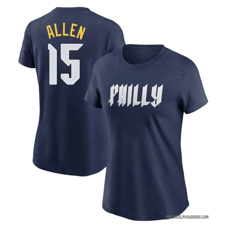 Richie Allen Women's Navy Philadelphia Phillies 2024 City Connect Fuse T-Shirt