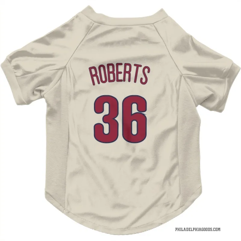 Robin Roberts  Cream Philadelphia Phillies  Cat & Dog Pet Jersey