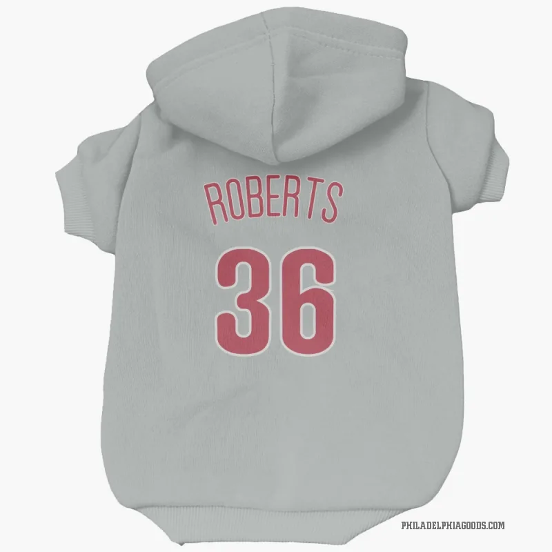 Robin Roberts  Gray Philadelphia Phillies  Cat & Dog Pet Hoodie