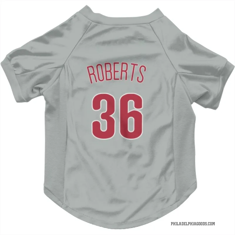 Robin Roberts  Gray Philadelphia Phillies  Cat & Dog Pet Jersey