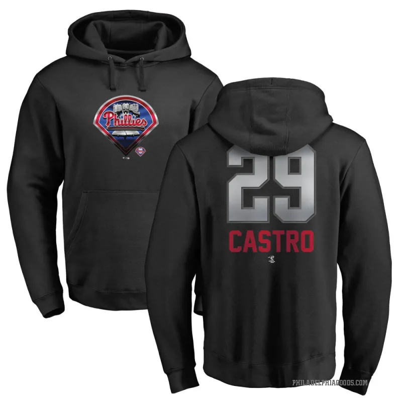 Rodolfo Castro Youth Black Philadelphia Phillies Branded Midnight Mascot Pullover Hoodie -