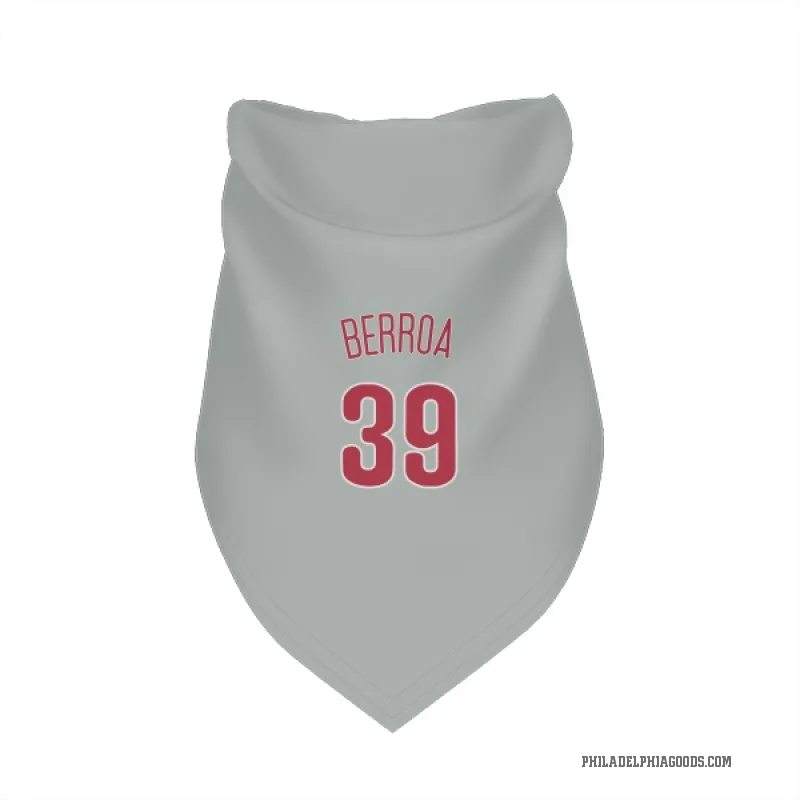 Steward Berroa Gray Philadelphia Phillies Cat & Dog Pet Bandana