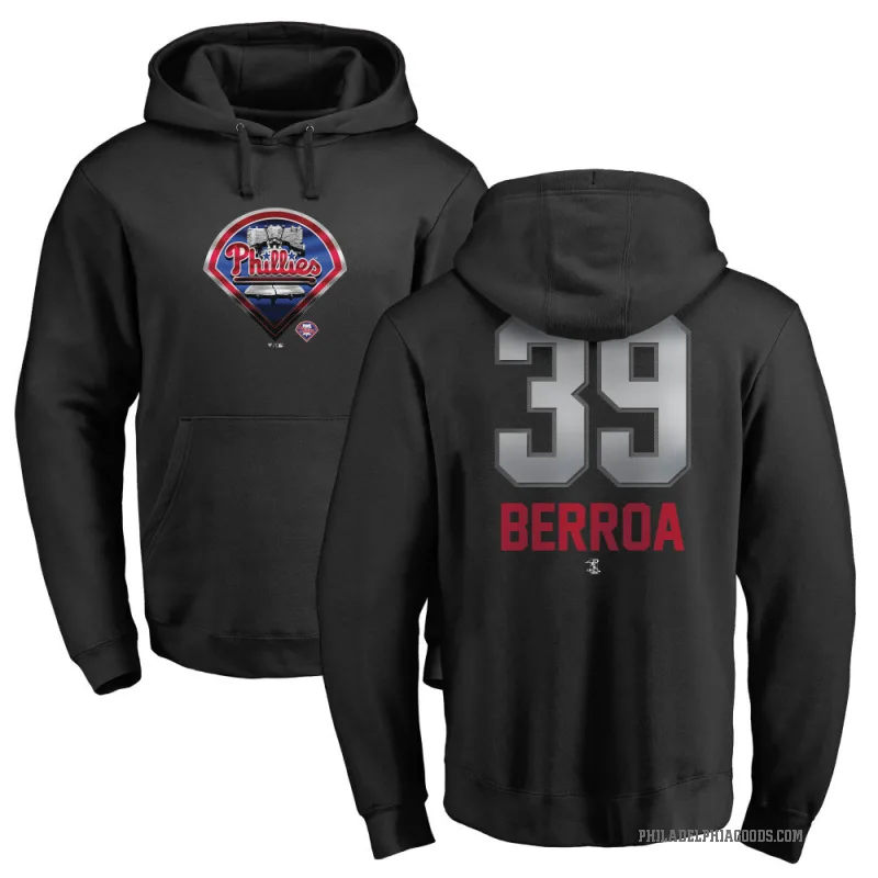 Steward Berroa Men's Black Philadelphia Phillies Branded Midnight Mascot Pullover Hoodie -
