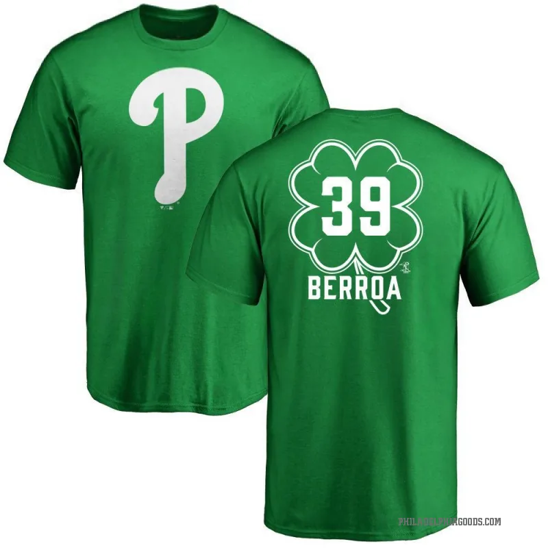 Steward Berroa Men's Green Philadelphia Phillies Dubliner T-Shirt - Kelly