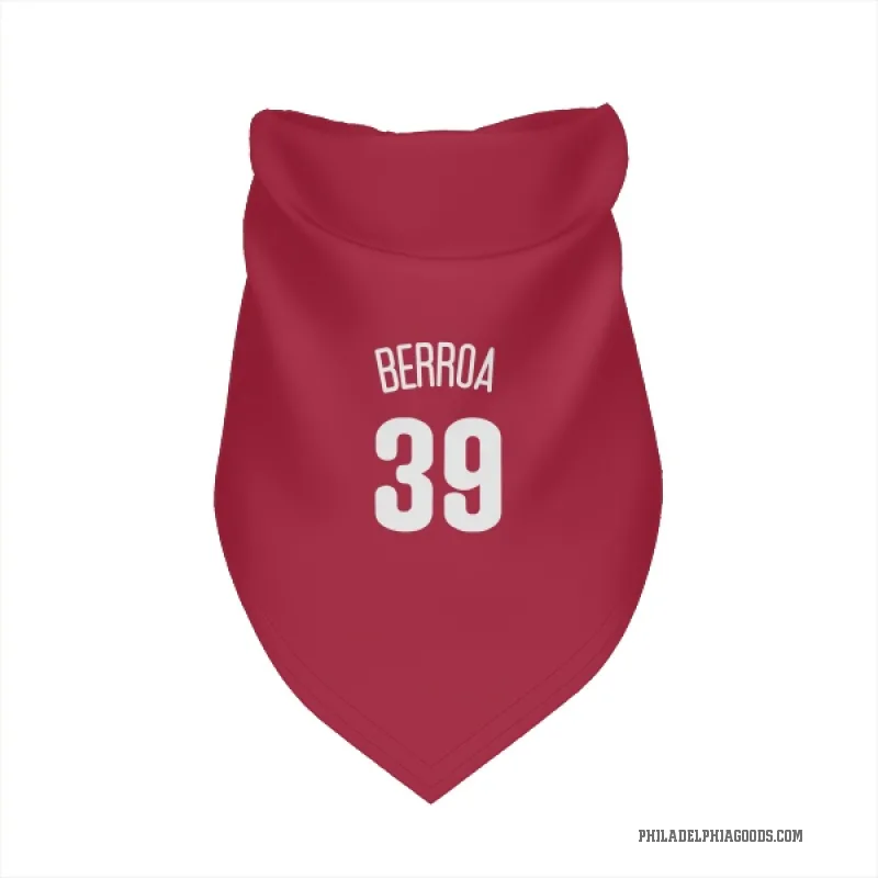 Steward Berroa  White Philadelphia Phillies  Cat & Dog Pet Bandana