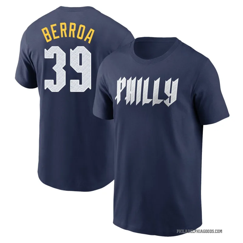Steward Berroa Youth Navy Philadelphia Phillies 2024 City Connect Fuse T-Shirt